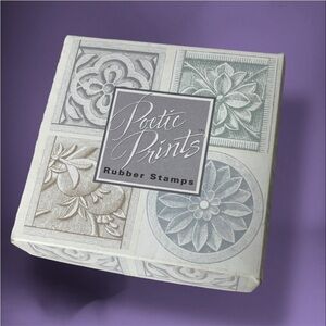 HERO ARTS Stone Etchings 4 Rubber Stamps LL636 Ornate Party Wedding Bridal